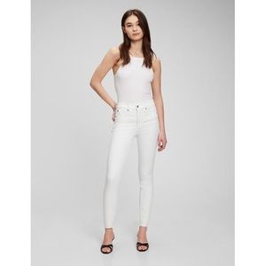 Gap True Skinny White Jeans